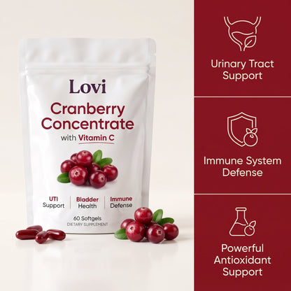 Cranberry Concentrate Softgels (40,000mg) Urinary Tract Support